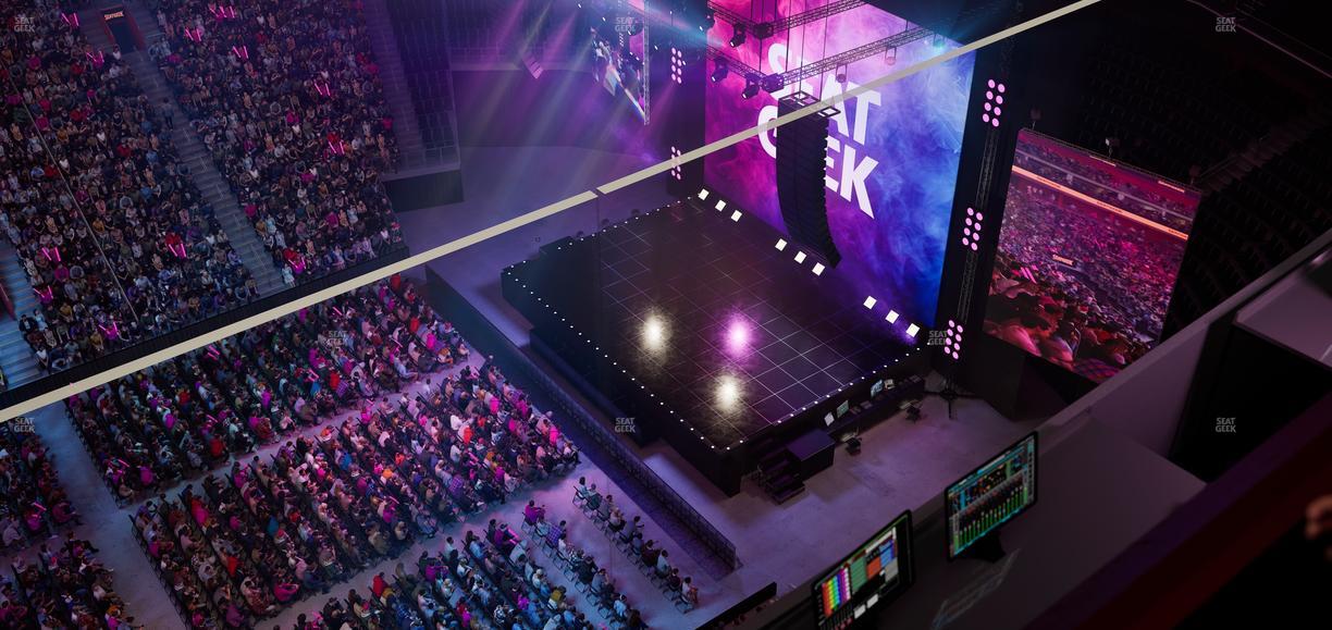 Little Caesars Arena - Section Gondola Press Box 5 Seat View