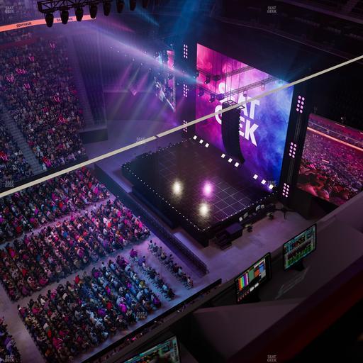 Little Caesars Arena - Section Gondola Press Box 5 Seat View