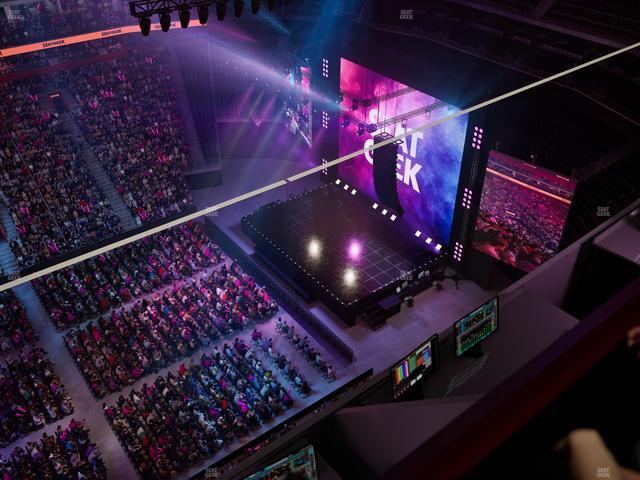 Little Caesars Arena - Section Gondola Press Box 5 Seat View