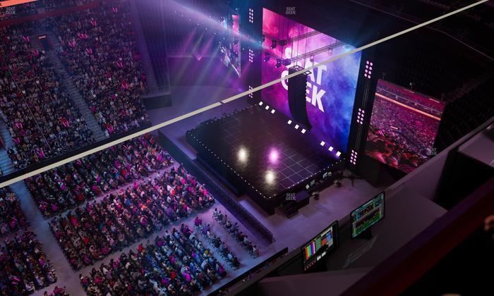 Little Caesars Arena - Section Gondola Press Box 5 Seat View