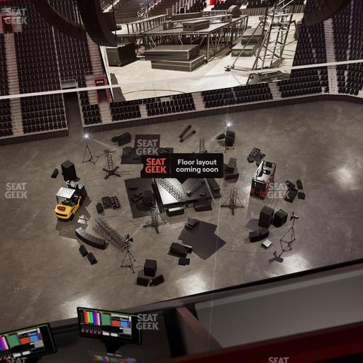 Little Caesars Arena - Section Gondola Press Box 6 Seat View