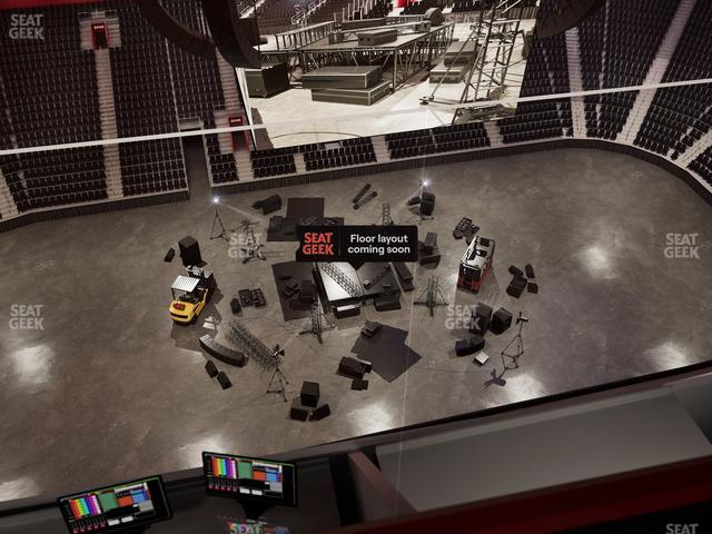 Little Caesars Arena - Section Gondola Press Box 6 Seat View