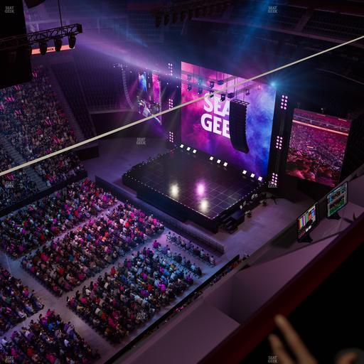 Little Caesars Arena - Section Gondola Press Box 6 Seat View