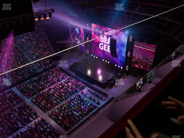 Little Caesars Arena - Section Gondola Press Box 6 Seat View
