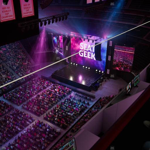 Little Caesars Arena - Section Gondola Press Box 7 Seat View