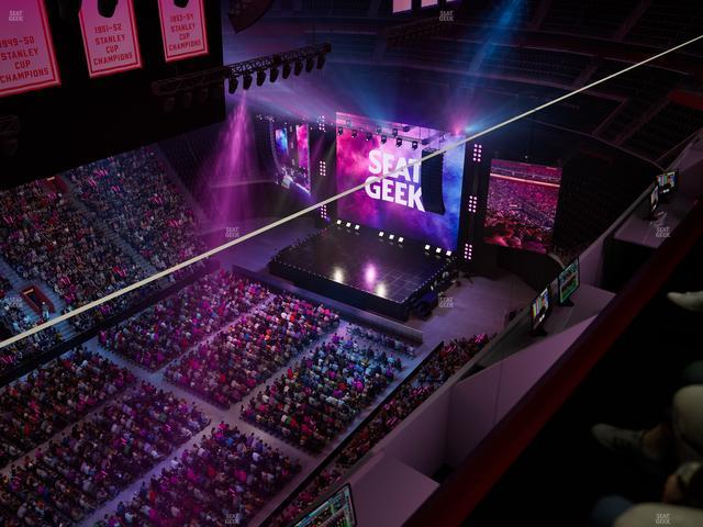 Little Caesars Arena - Section Gondola Press Box 7 Seat View