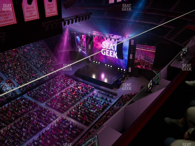 Little Caesars Arena - Section Gondola Press Box 7 Seat View Little Caesars Arena - Section Gondola Press Box 7 Seat View