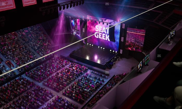 Little Caesars Arena - Section Gondola Press Box 7 Seat View