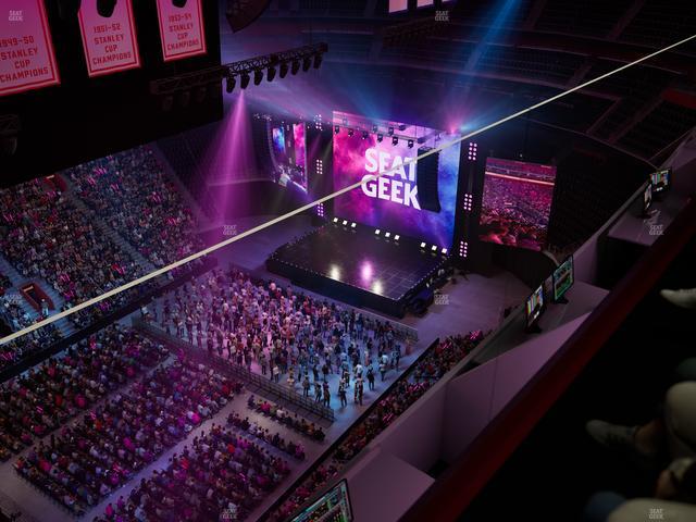 Little Caesars Arena - Section Gondola Press Box 7 Seat View