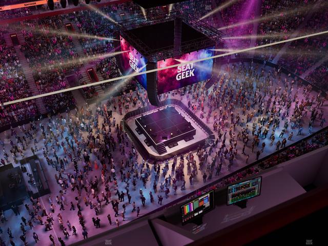 Little Caesars Arena - Section Gondola Press Box 7 Seat View
