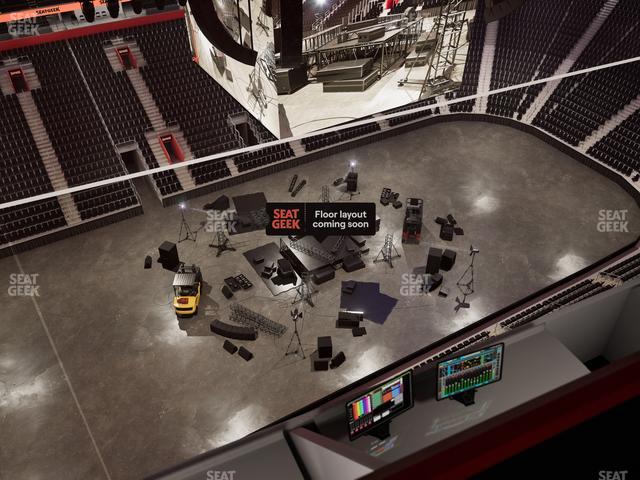 Little Caesars Arena - Section Gondola Press Box 7 Seat View