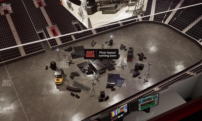 Little Caesars Arena - Section Gondola Press Box 7 Seat View