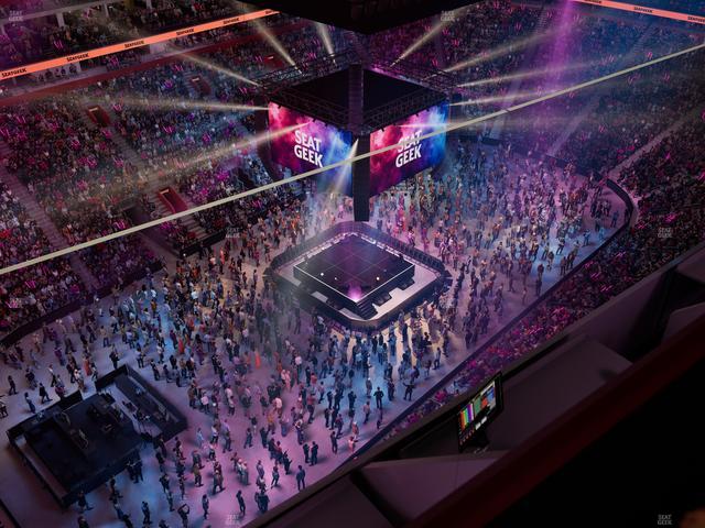 Little Caesars Arena - Section Gondola Press Box 8 Seat View