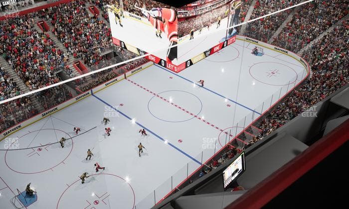 Little Caesars Arena - Section Gondola Press Box 8 Seat View