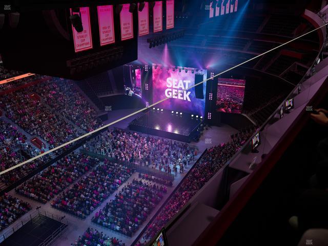 Little Caesars Arena - Section Gondola Press Box 8 Seat View