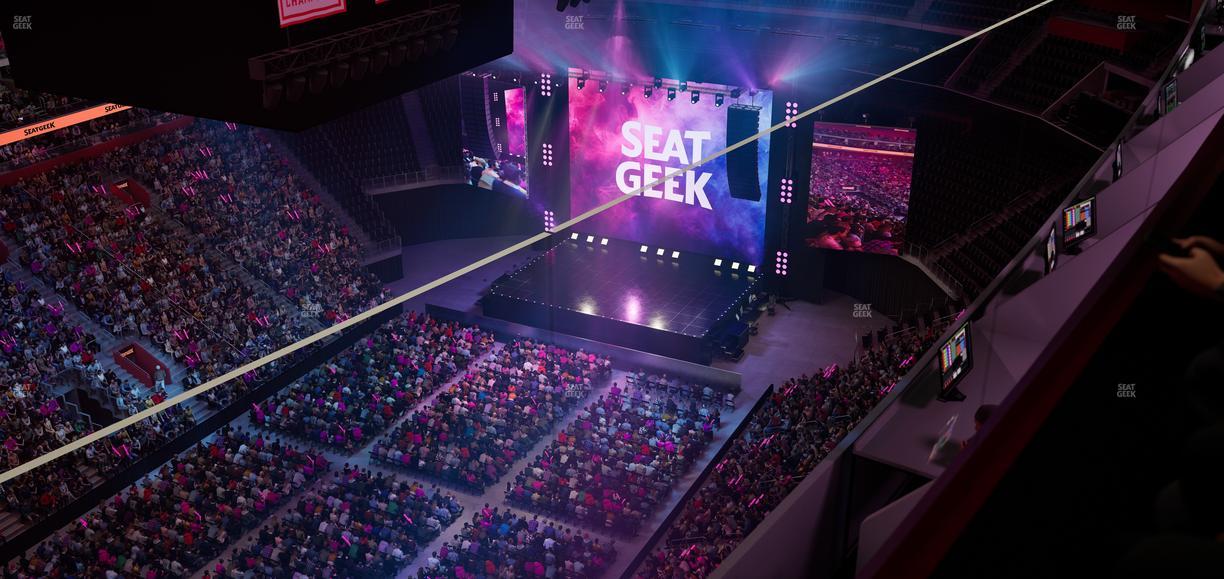Little Caesars Arena - Section Gondola Press Box 8 Seat View