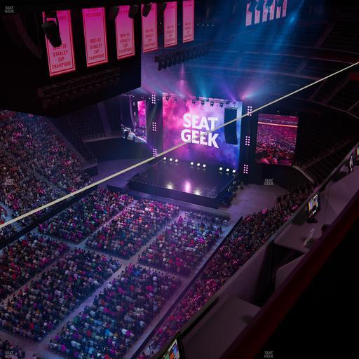 Little Caesars Arena - Section Gondola Press Box 8 Seat View