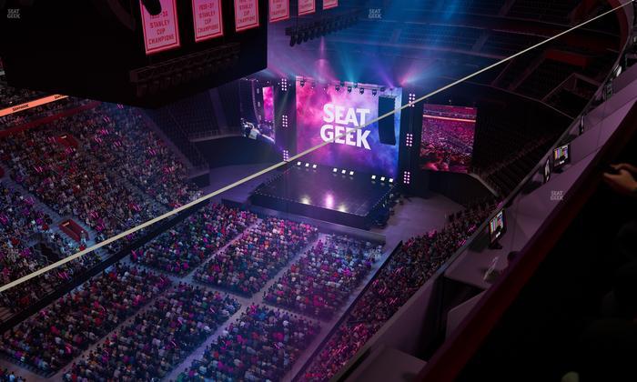 Little Caesars Arena - Section Gondola Press Box 8 Seat View