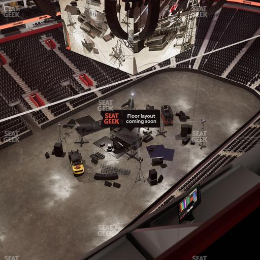 Little Caesars Arena - Section Gondola Press Box 8 Seat View