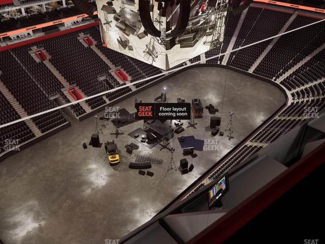 Little Caesars Arena - Section Gondola Press Box 8 Seat View