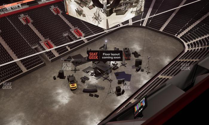 Little Caesars Arena - Section Gondola Press Box 8 Seat View
