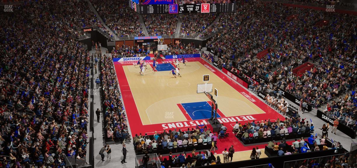 Little Caesars Arena - Section Legends Club 10 Seat View