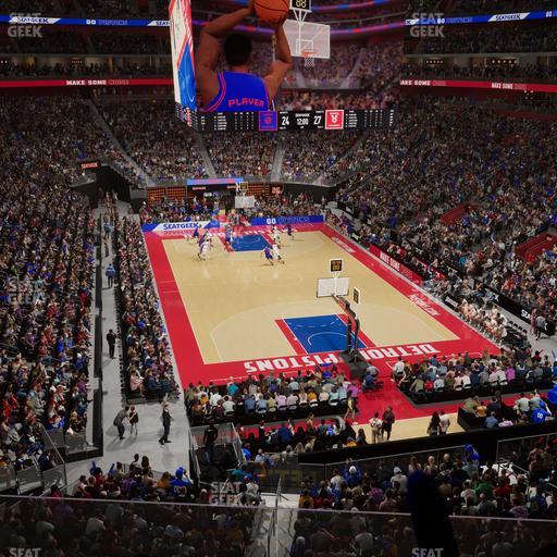 Little Caesars Arena - Section Legends Club 10 Seat View