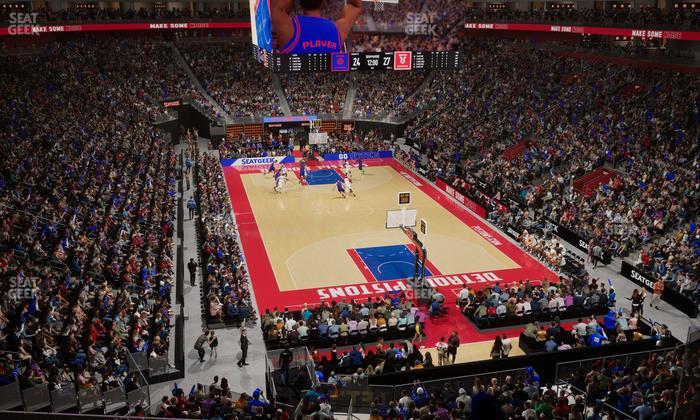 Little Caesars Arena - Section Legends Club 10 Seat View