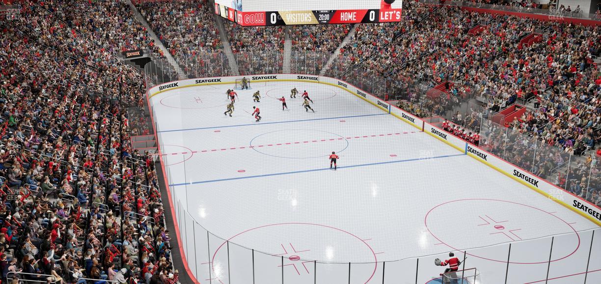 Little Caesars Arena - Section Legends Club 11 Seat View