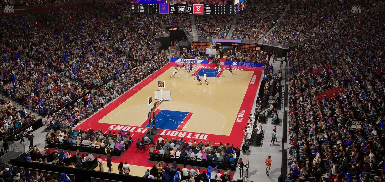 Little Caesars Arena - Section Legends Club 2 Seat View