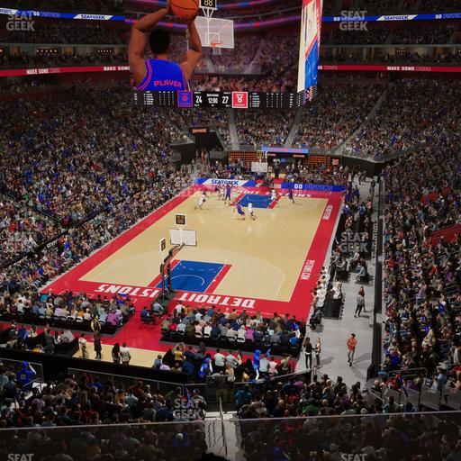 Little Caesars Arena - Section Legends Club 2 Seat View