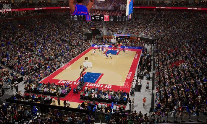 Little Caesars Arena - Section Legends Club 2 Seat View