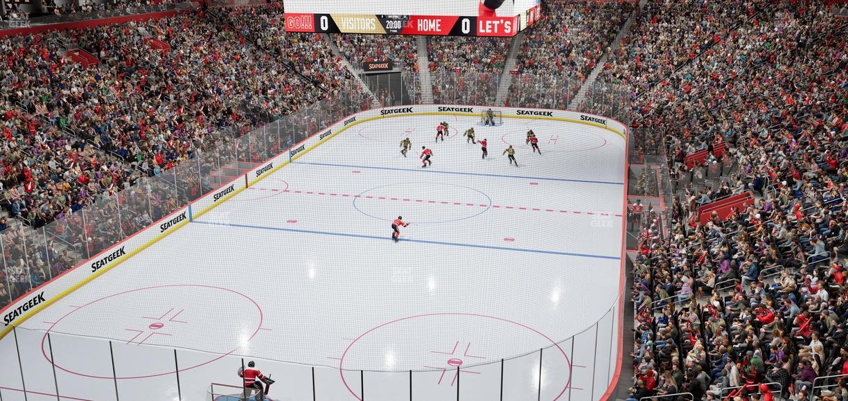 Little Caesars Arena - Section Legends Club 2 Seat View