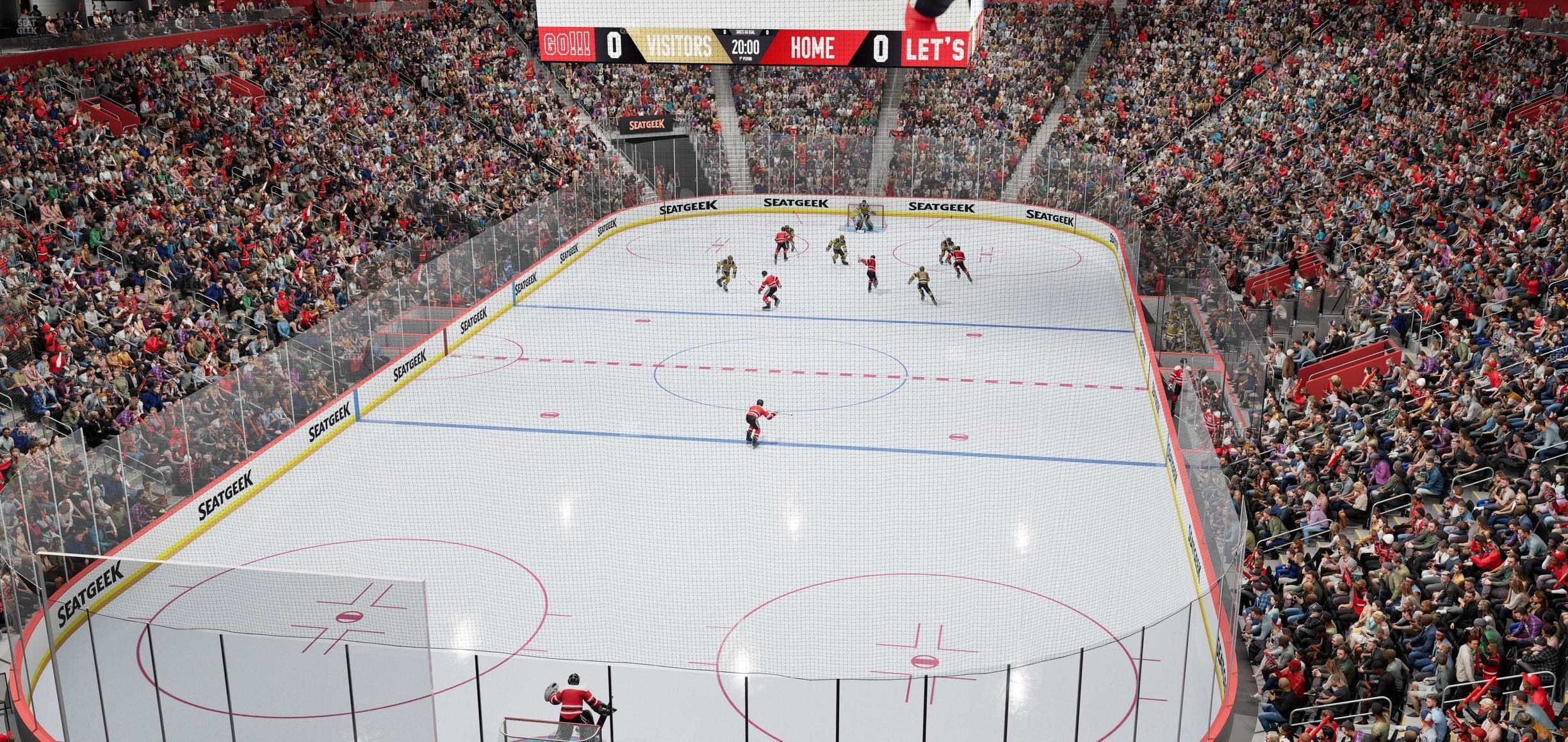 Little Caesars Arena - Section Legends Club 3 Seat View