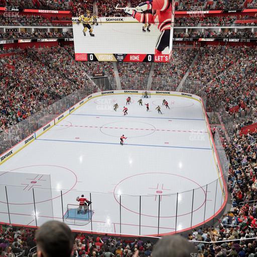 Little Caesars Arena - Section Legends Club 3 Seat View