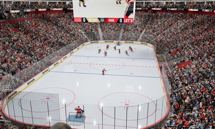 Little Caesars Arena - Section Legends Club 3 Seat View