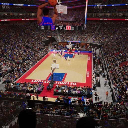 Little Caesars Arena - Section Legends Club 3 Seat View