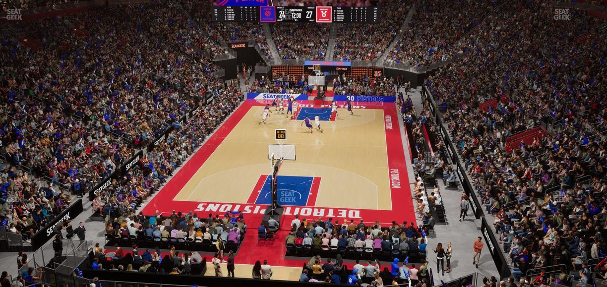 Little Caesars Arena - Section Legends Club 4 Seat View