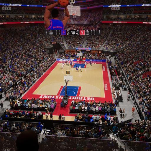 Little Caesars Arena - Section Legends Club 4 Seat View