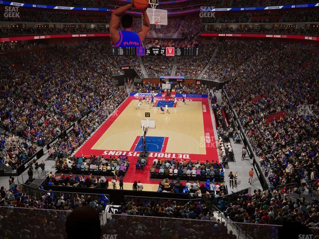 Little Caesars Arena - Section Legends Club 4 Seat View