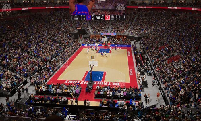 Little Caesars Arena - Section Legends Club 4 Seat View