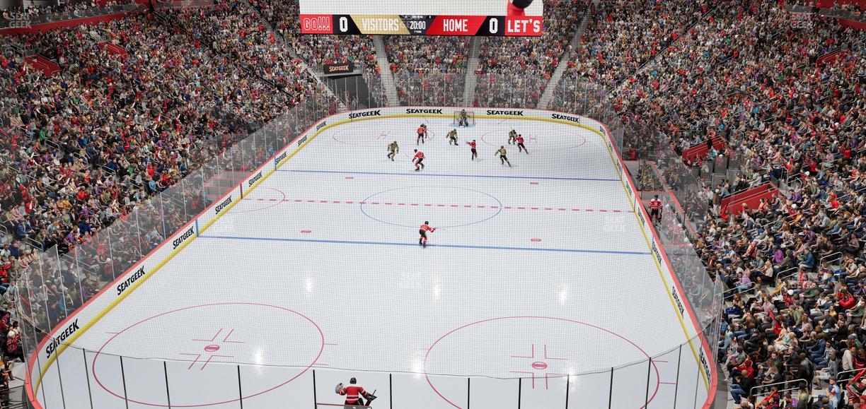 Little Caesars Arena - Section Legends Club 4 Seat View