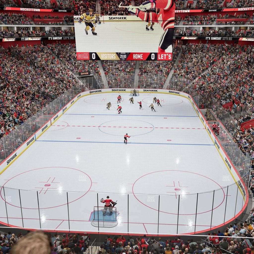Little Caesars Arena - Section Legends Club 5 Seat View