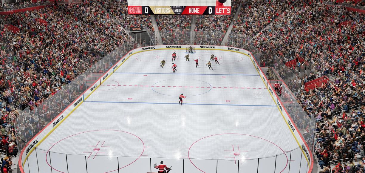 Little Caesars Arena - Section Legends Club 5 Seat View