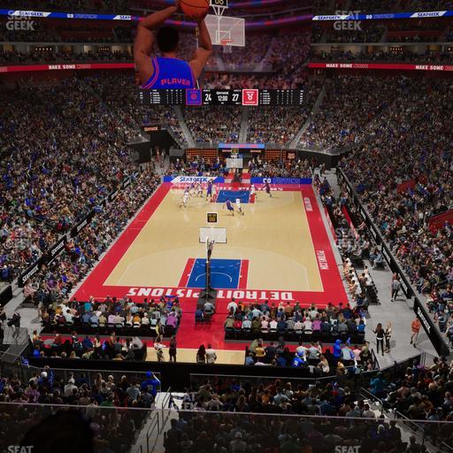 Little Caesars Arena - Section Legends Club 5 Seat View