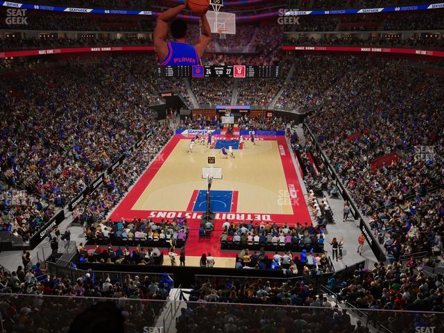 Little Caesars Arena - Section Legends Club 5 Seat View Little Caesars Arena - Section Legends Club 5 Seat View