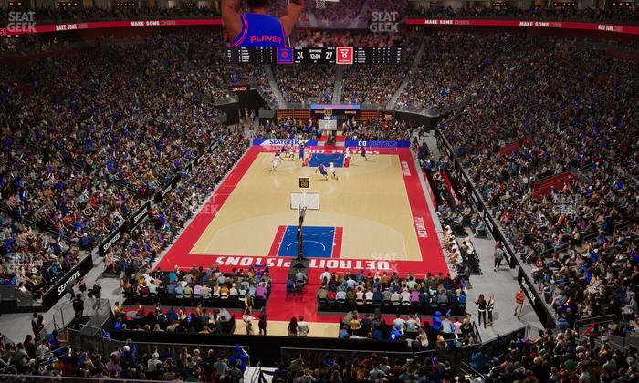 Little Caesars Arena - Section Legends Club 5 Seat View