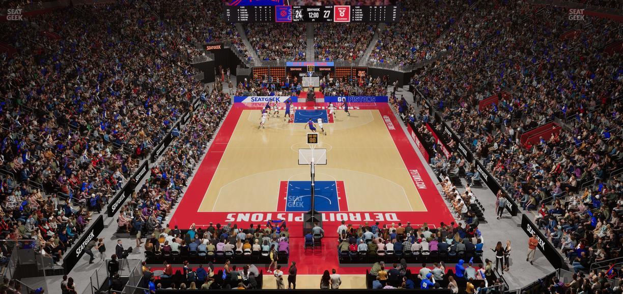 Little Caesars Arena - Section Legends Club 6 Seat View