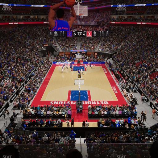 Little Caesars Arena - Section Legends Club 6 Seat View