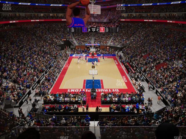 Little Caesars Arena - Section Legends Club 6 Seat View